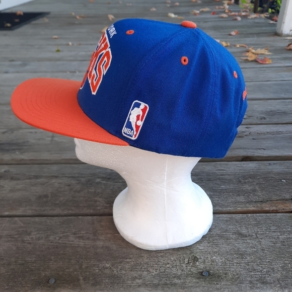 Mitchell & Ness New York Knicks NBA basketball blue wool snapback hat - Picture 5 of 14